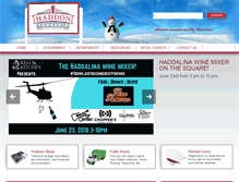 Tablet Screenshot of haddontwp.com